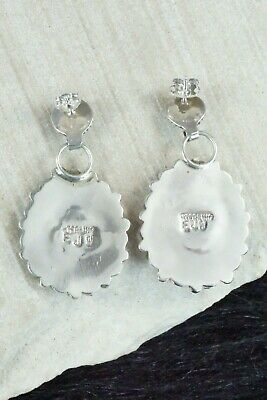 Turquoise & Sterling Silver Earrings - Eunise Wilson