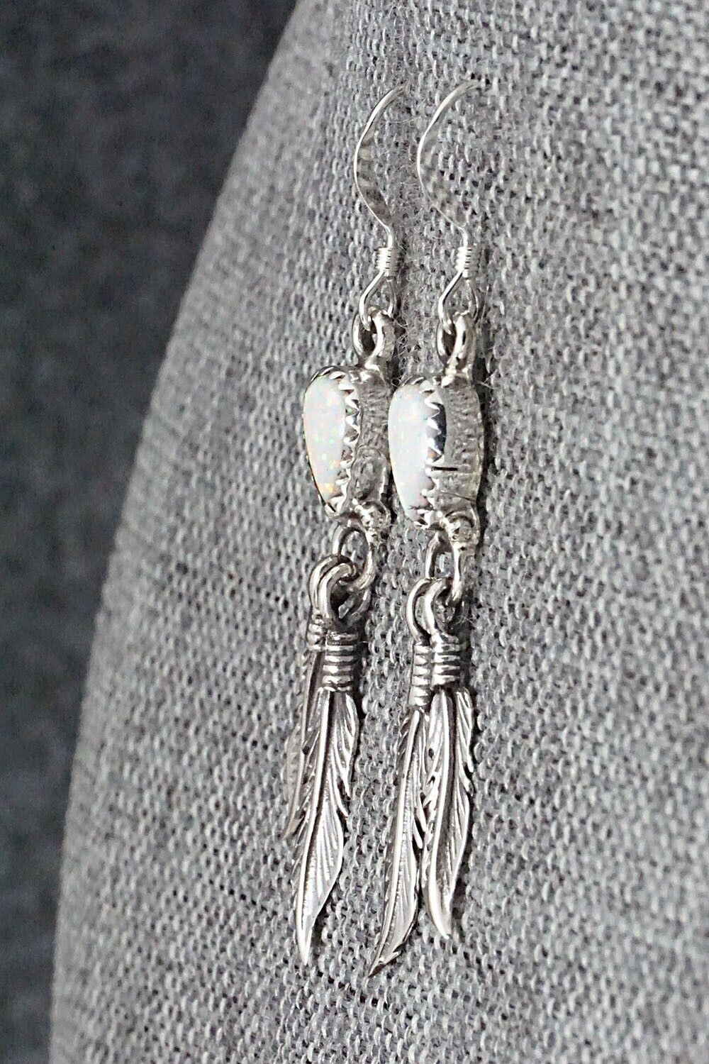 Opalite & Sterling Silver Earrings - Emery Spencer