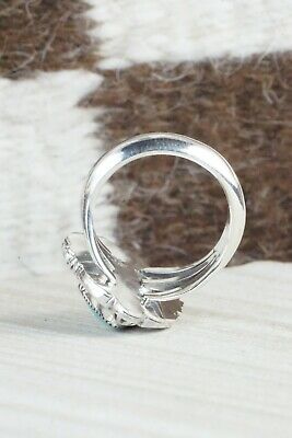 Turquoise & Sterling Silver Ring - Irvin Tsosie - Size 9