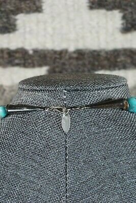 Navajo Turquoise & Sterling Silver Necklace - Native American - High Lonesome Trading