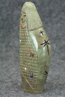 Corn Maiden Zuni Fetish Carving - Sandra Quandelacy