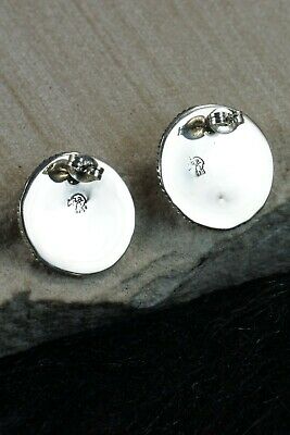 Navajo Turquoise & Sterling Silver Earrings - Judy Largo