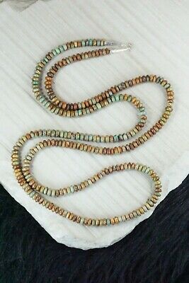 Turquoise & Sterling Silver Necklace - Navajo