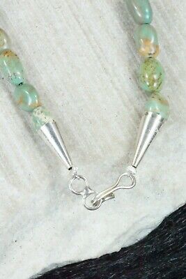 Turquoise & Sterling Silver Necklace - Navajo