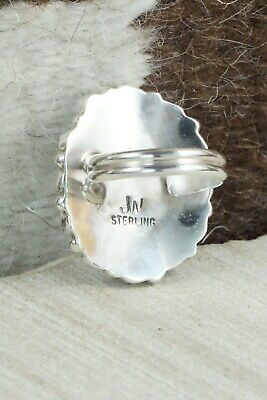 Turquoise and Sterling Silver Ring - Justina Wilson - Size 8