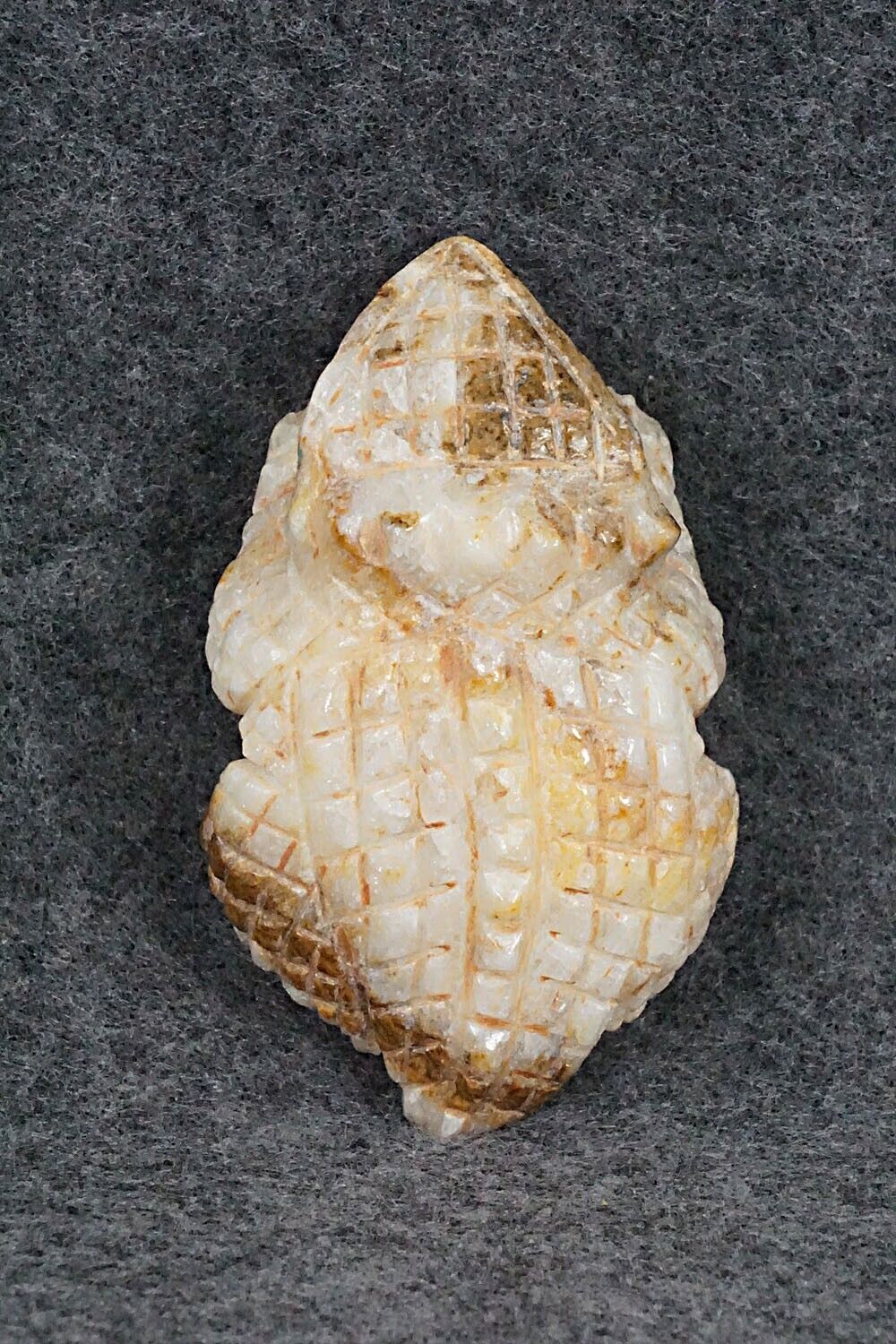 Horned Toad Zuni Fetish Carving - Jonas Hustito