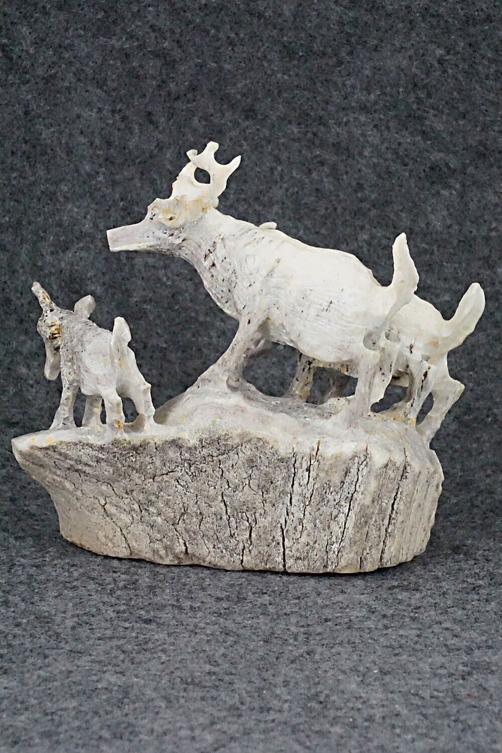 Deer Zuni Fetish Carving - Lewis Malie