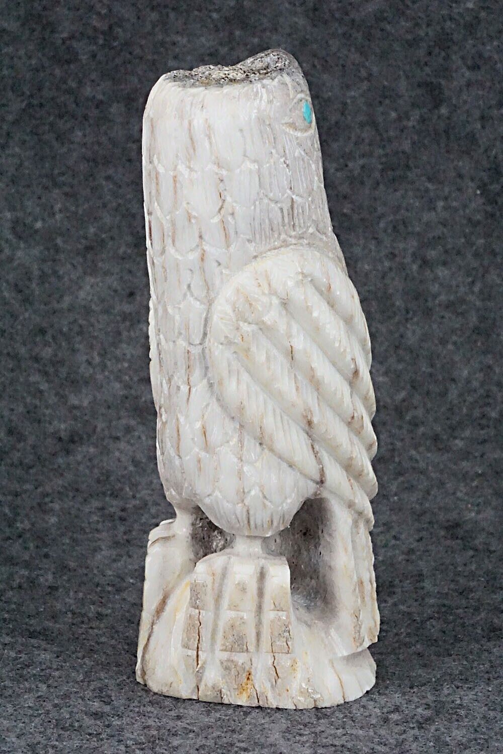 Eagle Zuni Fetish Carving - Garrick Weeka