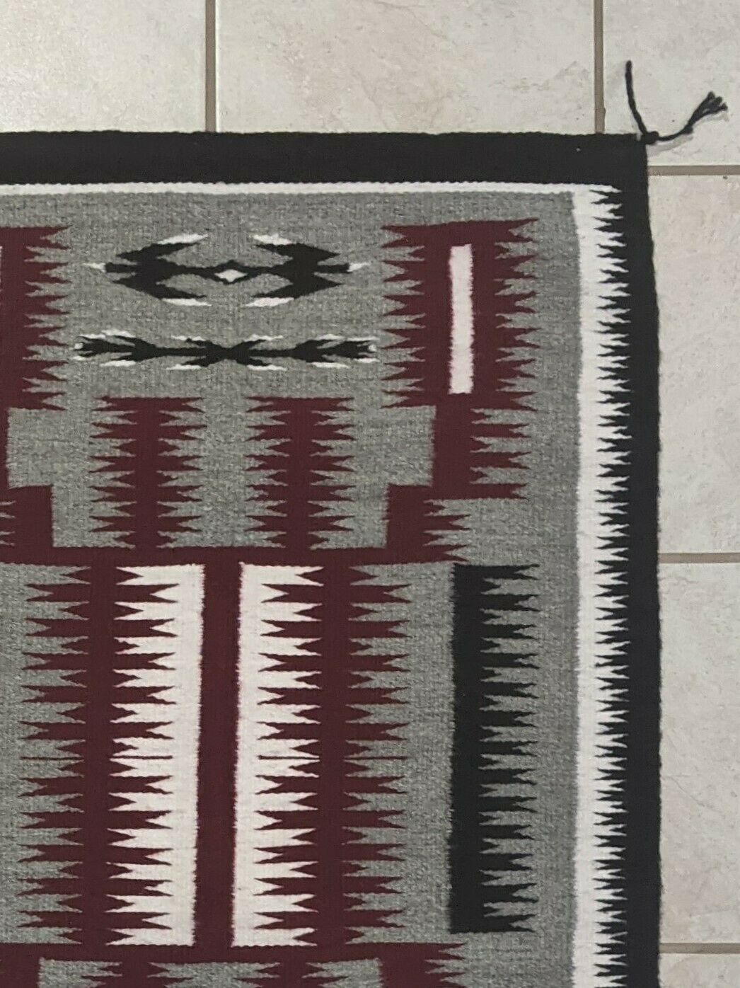 Navajo Handwoven Rug - 37.5in x 27in - Annie T. Jones - High Lonesome Trading