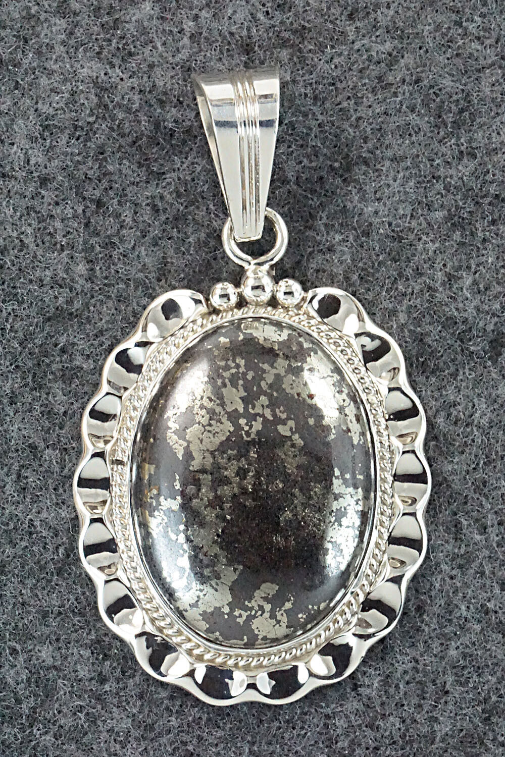 Marcasite & Sterling Silver Pendant - Samuel Yellowhair