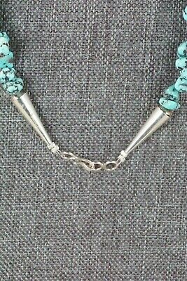Turquoise & Sterling Silver Necklace - Louise Joe
