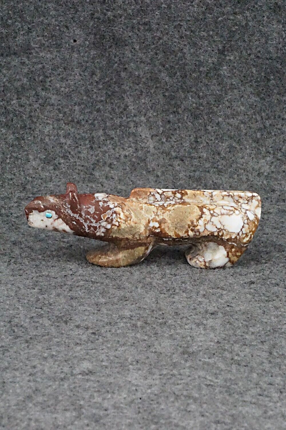 Mountain Lion Zuni Fetish Carving - Ronnie Lunasee