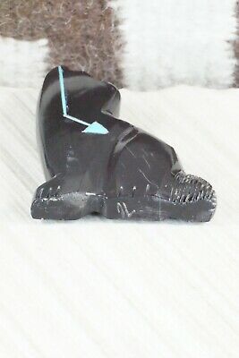 Wolf Zuni Fetish Carving - Josh Leekity