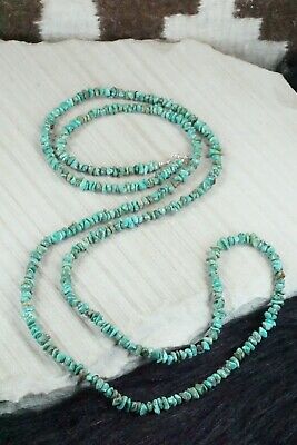 Turquoise & Sterling Silver Necklace - Navajo