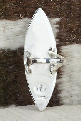 Multi Stone & Sterling Silver Ring - Leslie & Gladys Lamy - Size 8