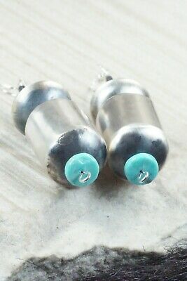 Turquoise & Sterling Silver Earrings - Sophia Becenti