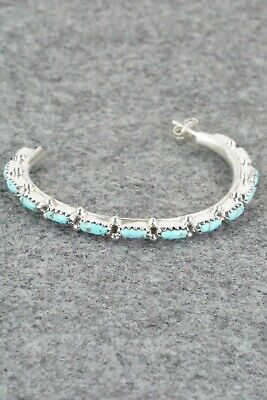 Turquoise & Sterling Silver Earrings - Murray Hannaweeka