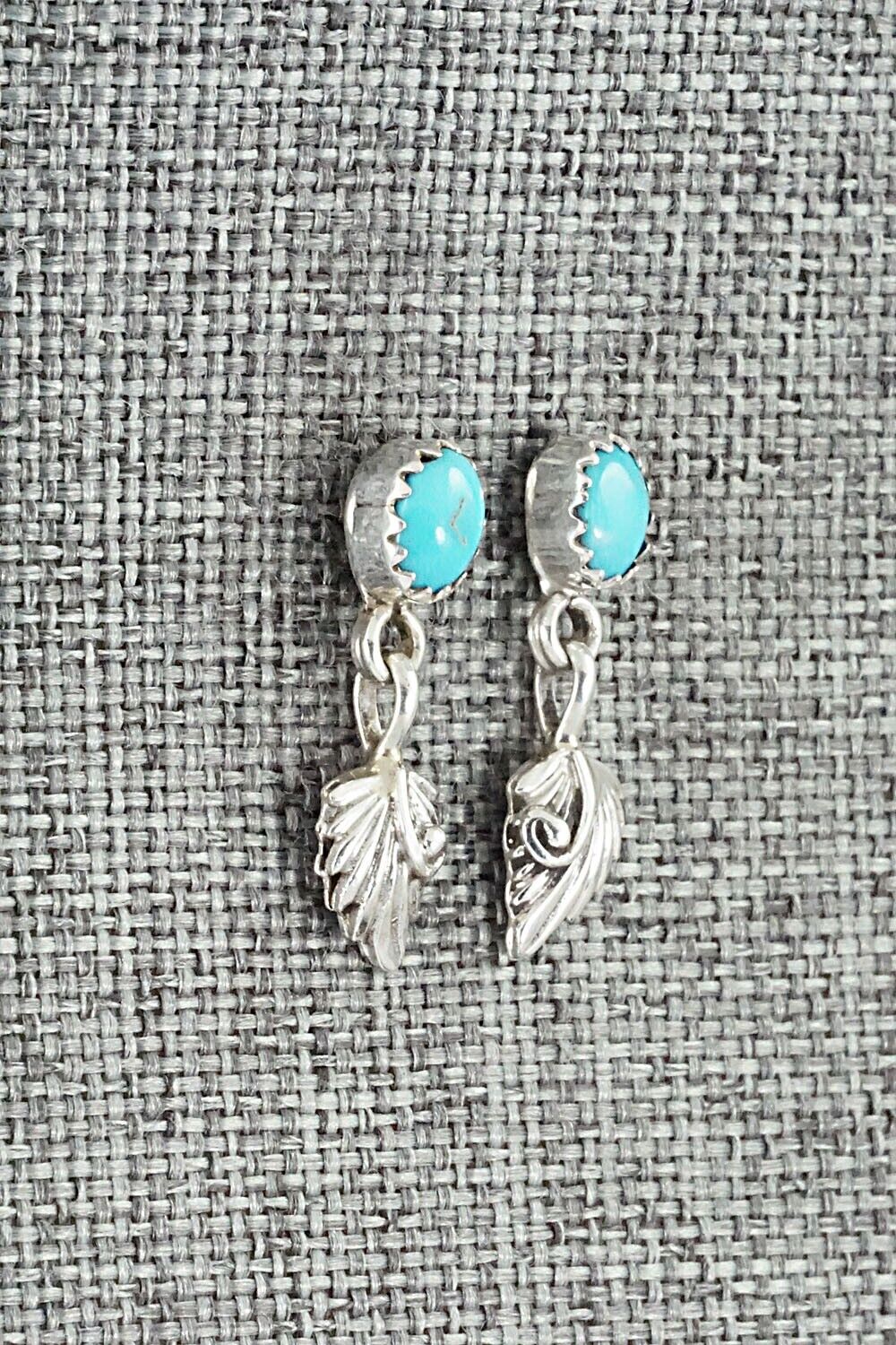 Turquoise & Sterling Silver Earrings - Sharon McCarthy