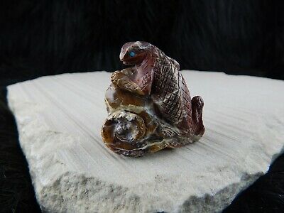 Lizard Zuni Fetish Carving - Wilfred Cheama - High Lonesome Trading
