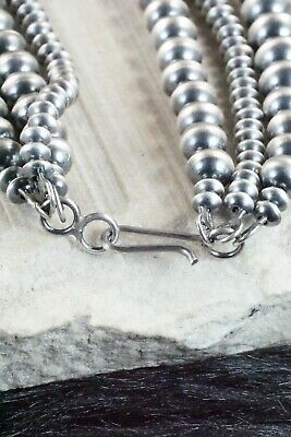 Sterling Silver Navajo Pearl Necklace - Preston Haley