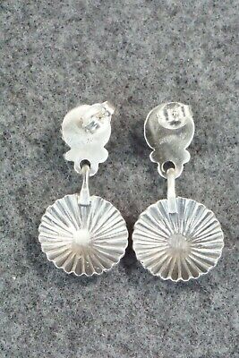 Turquoise and Sterling Silver Earrings - Adela Yazzie