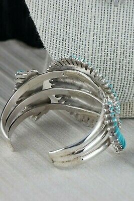 Zuni Turquoise & Sterling Silver Necklace Set - Johnny Bellson - High Lonesome Trading
