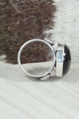 Onyx & Sterling Silver Ring - Ben Begay - Size 8.75