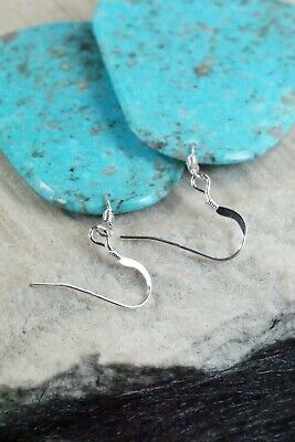 Turquoise & Sterling Silver Earrings - Lupe Lovato - Santo Domingo
