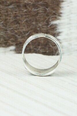 White Buffalo & Sterling Silver Ring - Claresse Kylestewa - Size 9.25