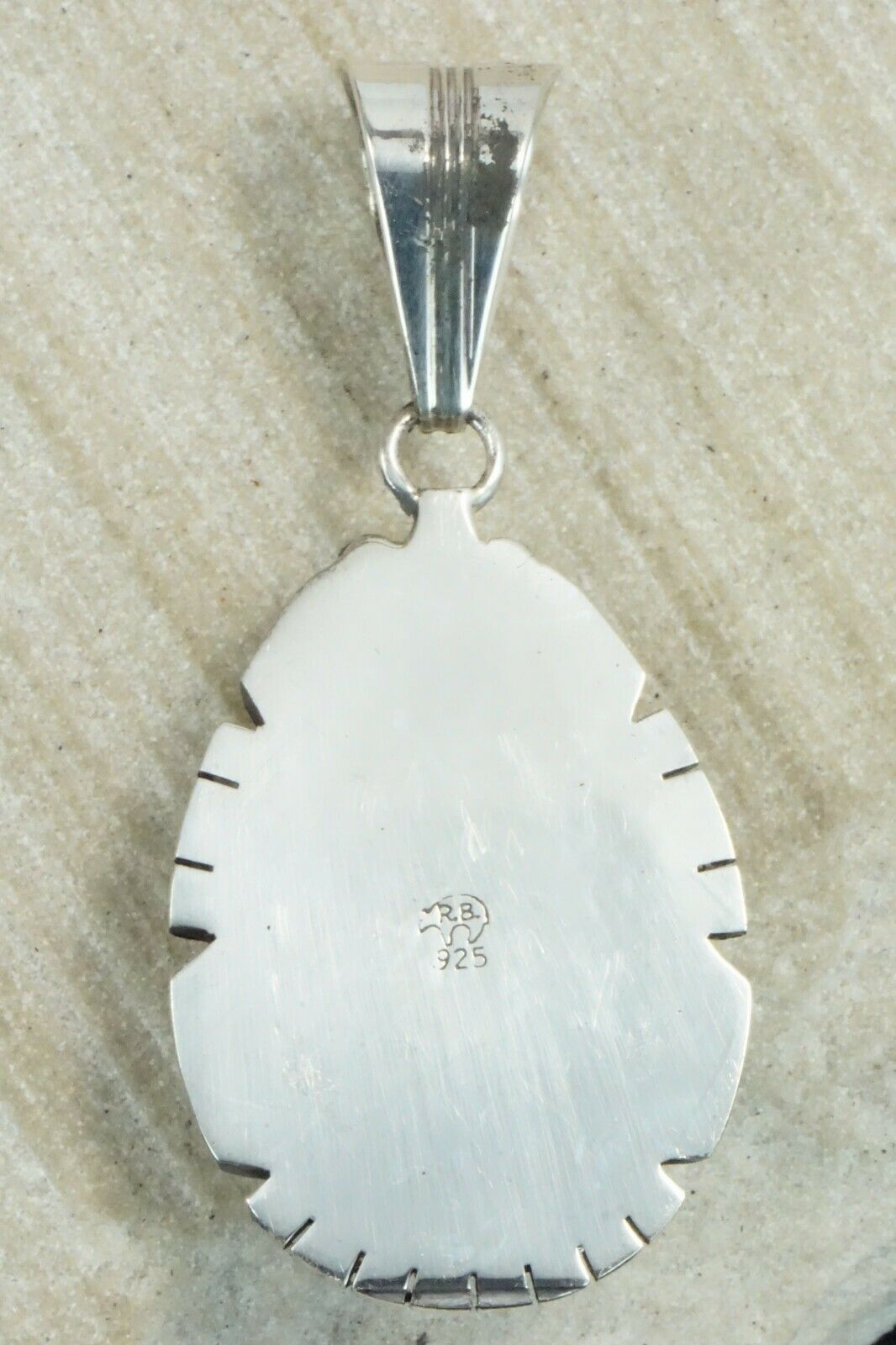Lapis & Sterling Silver Pendant - Samuel Yellowhair