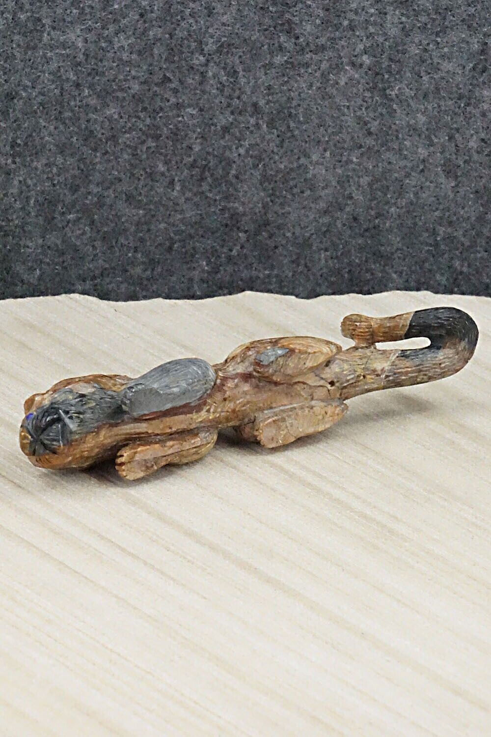 Lion Zuni Fetish Carving - Lance Cheama
