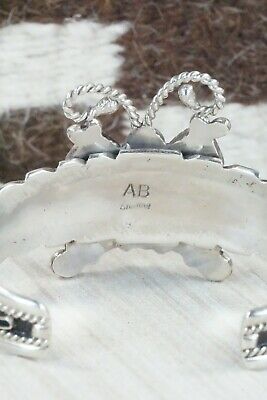 Turquoise & Sterling Silver Butterfly Bracelet - Anthony Brown
