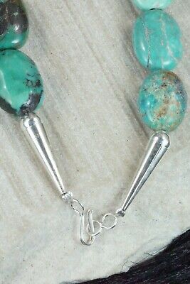 Turquoise & Sterling Silver Necklace - Navajo