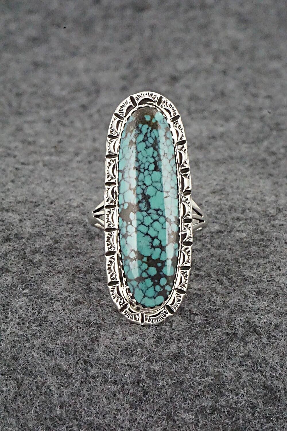 Turquoise & Sterling Silver Ring - Mike Smith - Size 7