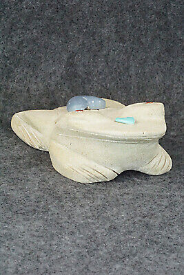 Frog Zuni Fetish Carving - Louise Ponchuella