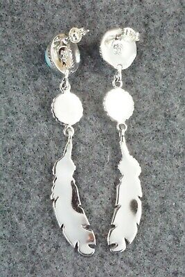 Turquoise & Sterling Silver Earrings - Annie Spencer
