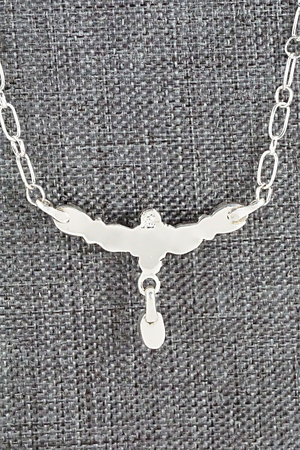 Amber & Sterling Silver Necklace - Loretta Smith