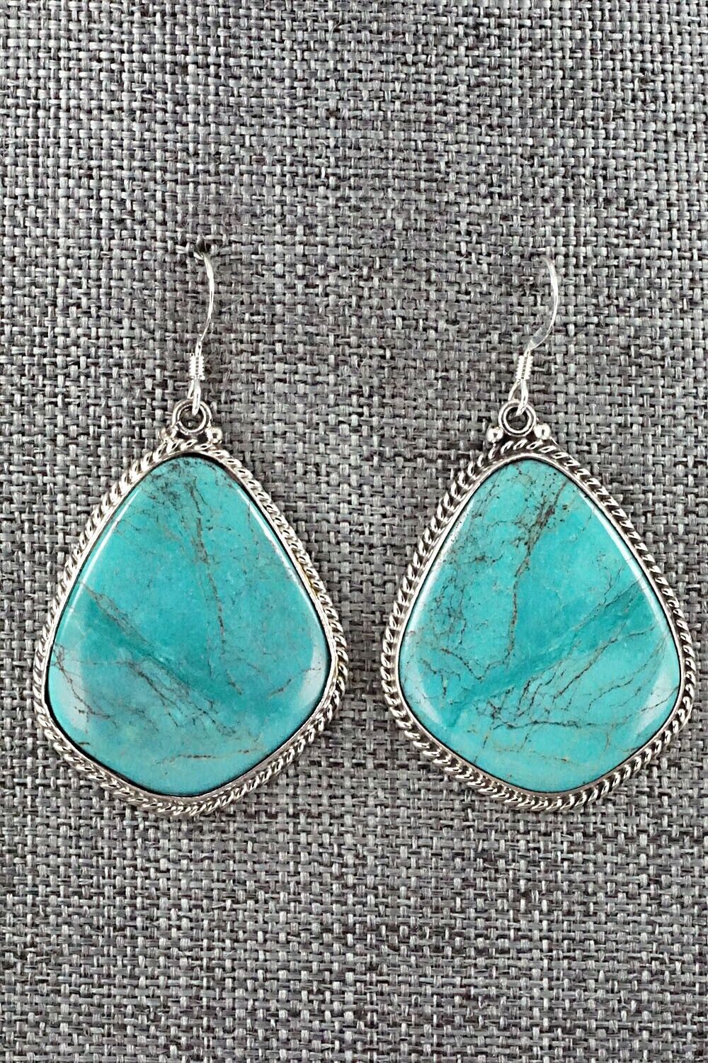 Turquoise & Sterling Silver Earrings - Annie Spencer