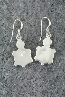 Turquoise, Shell & Sterling Silver Earrings - Kathryn Qualo