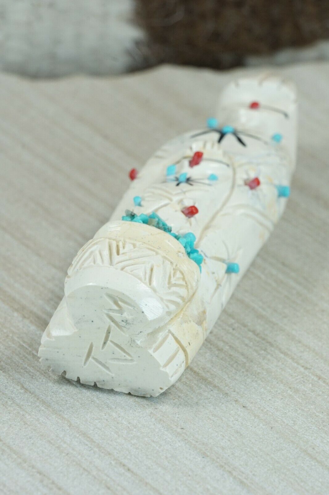 Corn Maiden Zuni Fetish Carving - Terrance Martza