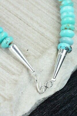 Turquoise & Sterling Silver Necklace - Doreen Jake