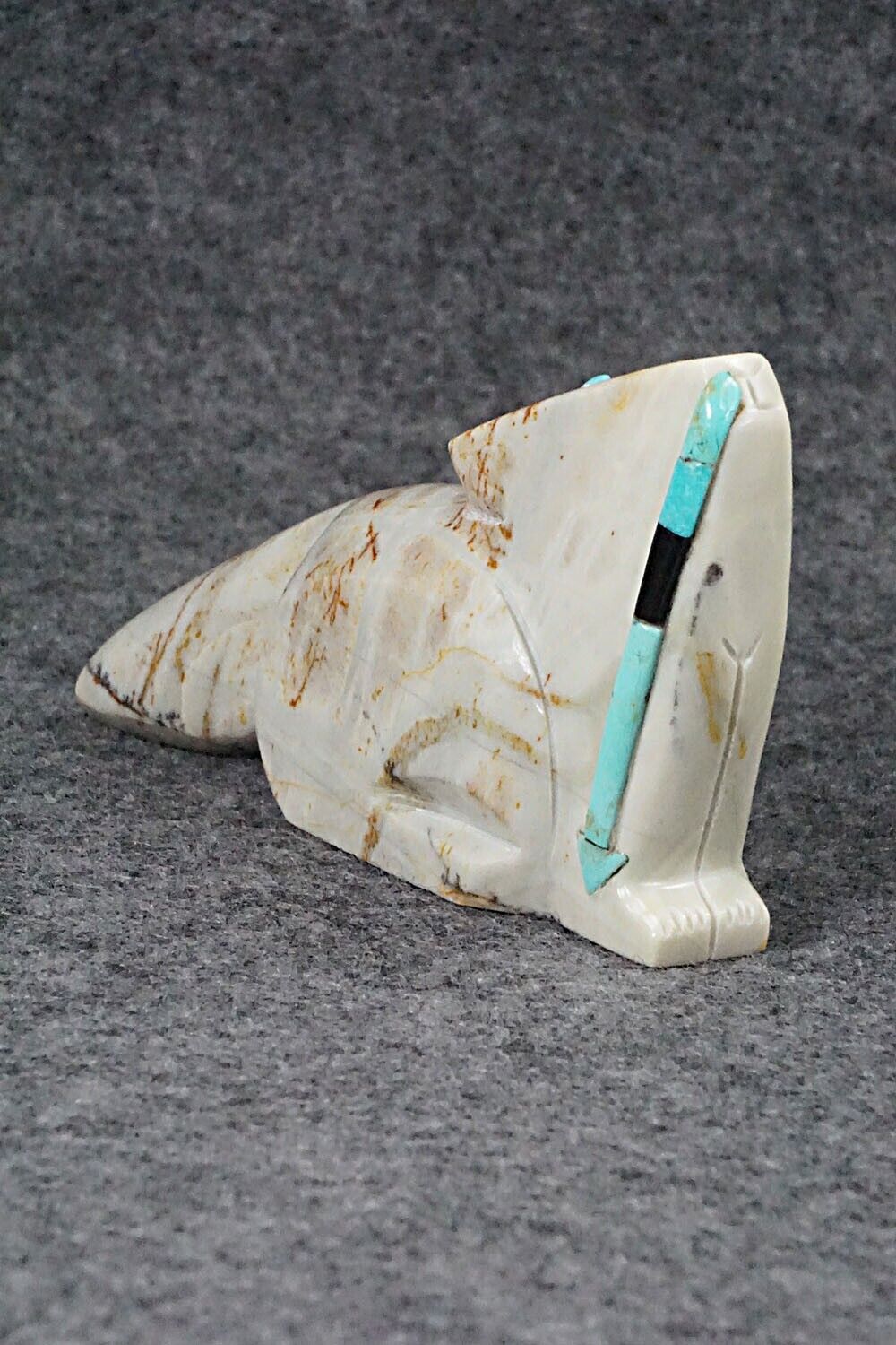 Coyote Zuni Fetish Carving - Shannon Calavaza