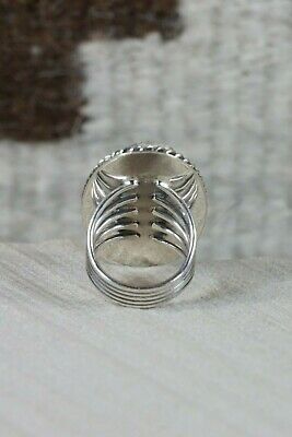 Navajo Lapis and Sterling Silver Ring - Thomas Yazzie - Size 6.25 - High Lonesome Trading
