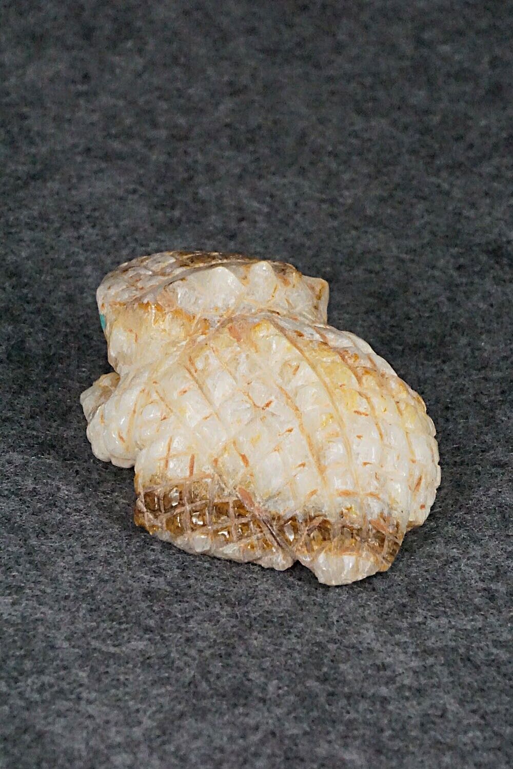 Horned Toad Zuni Fetish Carving - Jonas Hustito