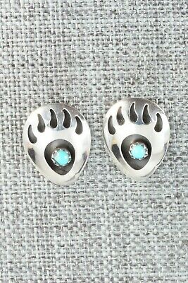 Turquoise & Sterling Silver Earrings - Leta Parker