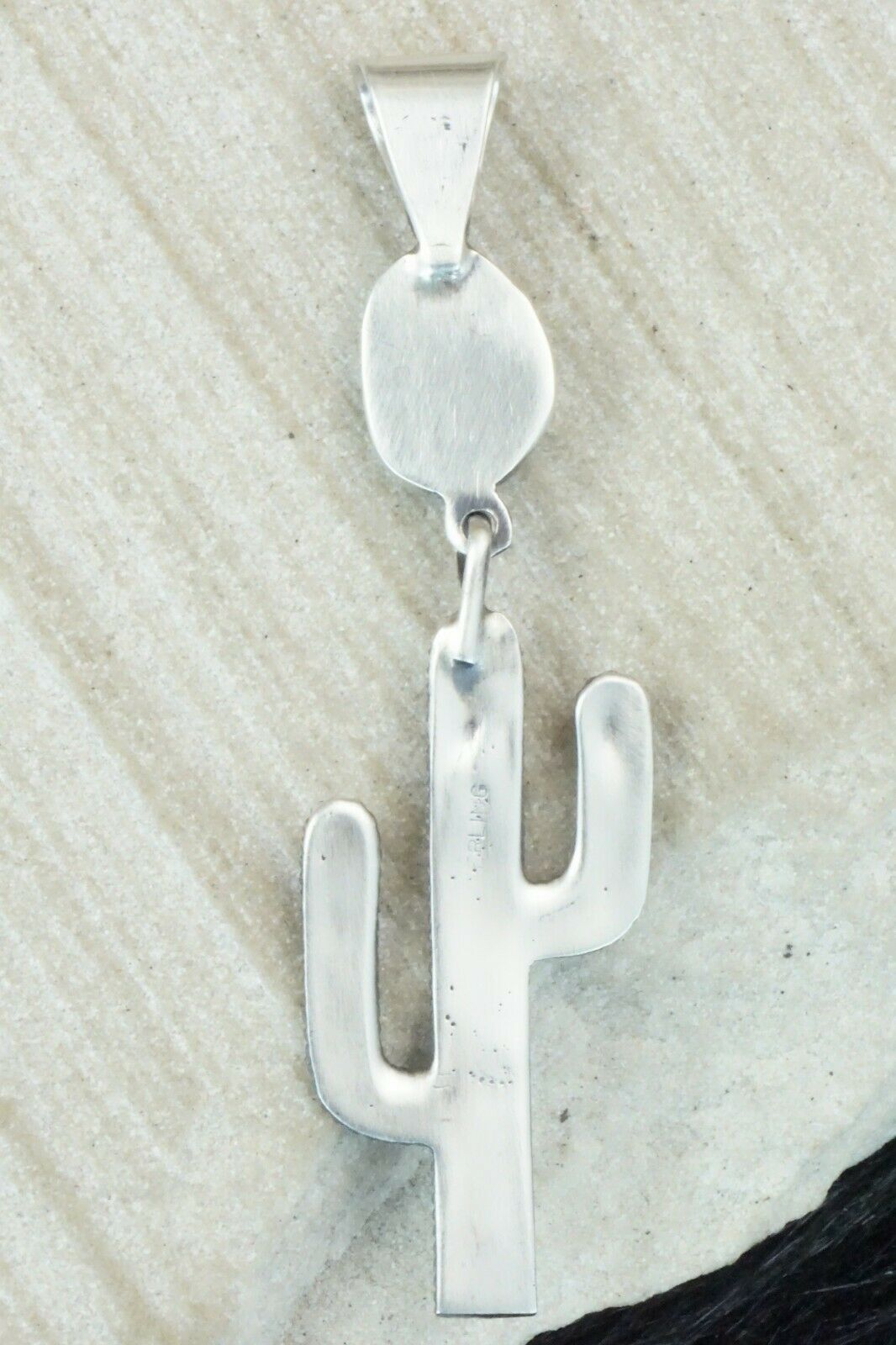 Turquoise and Sterling Silver Pendant - Annie Spencer