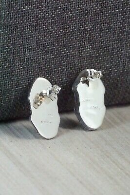 Navajo Turquoise & Sterling Silver Earrings - Jan Mariano