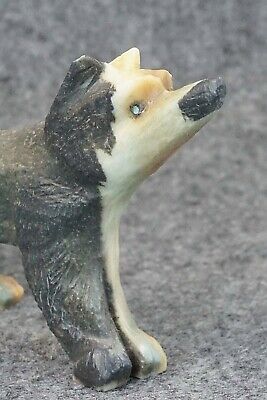 Wolf Zuni Fetish Carving - Tony Mackel