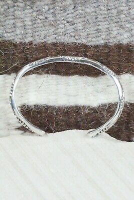 Navajo Sterling Silver Bracelet - Elaine Tahe
