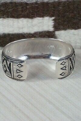 Navajo Turquoise & Sterling Silver Bracelet - Richard Singer